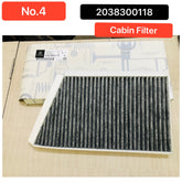 Air Cabin Filter E970LI & 2038300118 & LA129 & LA129/1 Compatible With MERCEDES-BENZ C-CLASS (W203) C-CLASS Coupe (CL203) CLK (C209) Tag.4